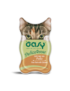 Oasi Delicatesse Pate' Con Pollo Gr.85. Cibo Umido Per Gatti . 2