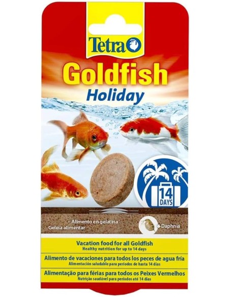 Tetra goldFishHoliday . Mangime per pesci.