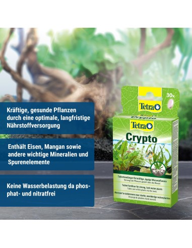 Tetraplant Crypto 10 tavolette . Tetra . Trattemento e Cura dell'acqua