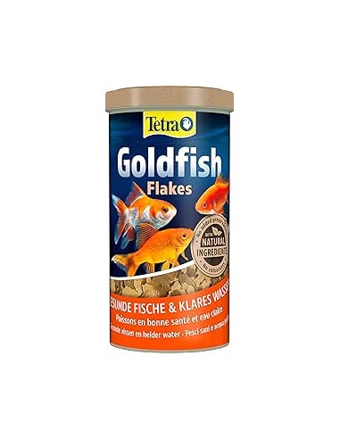 Tetra Goldfish Flakes ml 1000. Mangime Per Pesci