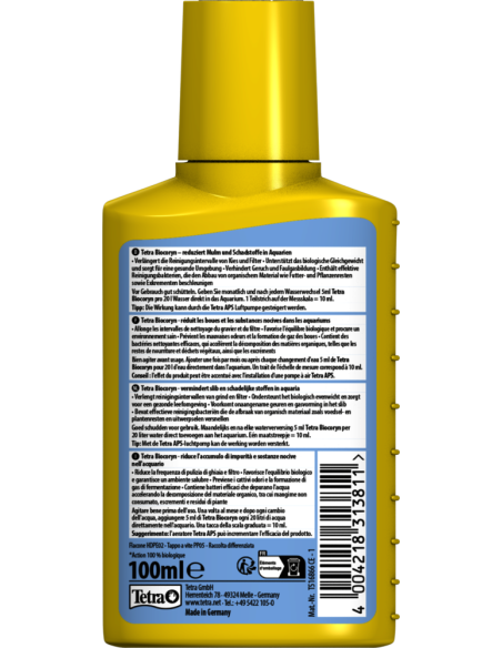 Tetra Biocoryn Bacteria ml 100. Trattamento e cura dell'acqua