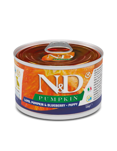 Natural and delicious Pumpink agnello Zucca e mirtillo puppy mini gr 140. Puppy. 2