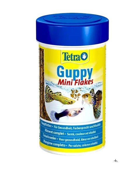 Tetra Guppy Mini Fiocchi gr 75/ml 250. Mangime Per Pesci