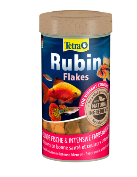 Tetra Rubin Flackes ml 250. Mangime Per Pesci