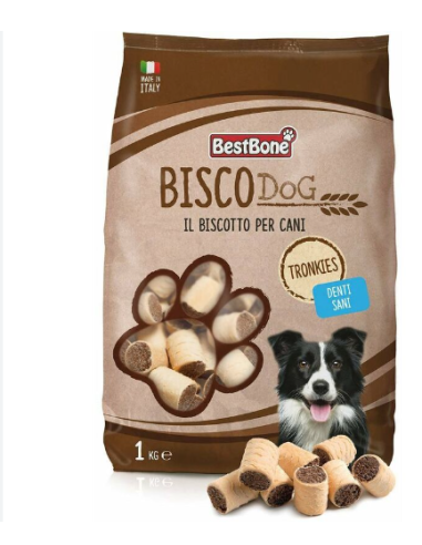 Record Biscodog Biscotti Tronkies kg 1. Snack Per Cani .