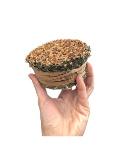 Tortino Fieno Con Mela gr 75- Snack Per Roditori . 2
