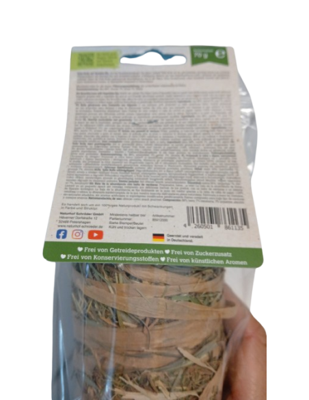 Fieno Rolls Mix Vegetali gr 70. Snack per roditori