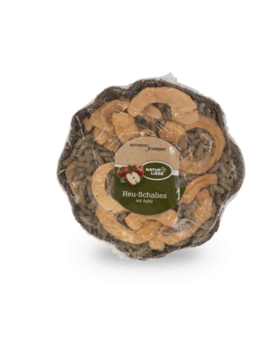 Ciotola di Fieno con mela gr 115. Snack per roditori