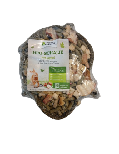 Ciotola di Fieno con mela gr 115. Snack per roditori