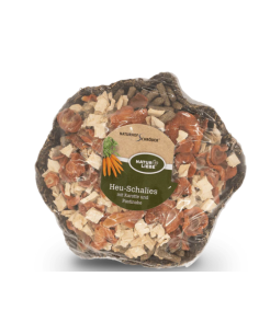 Ciotola di fieno con carota gr 115. Snack Per Roditori 2