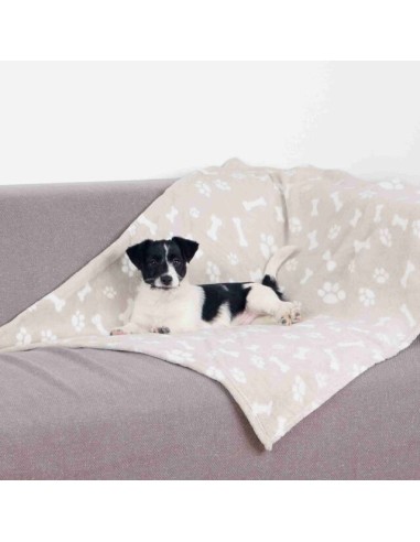 Coperta Kenny 100x150 beige. Cucce e letti per cani.