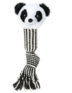 Maiale Giraffa Panda Corda con suono cm 45. Giochi Per Cani.