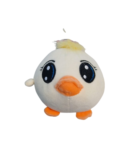 Anatra Peluche Tondo Con Suono. Giochi Per Cani