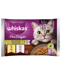 WHISKAS Pure Delight 4x85 Gr.menu' Assortito. Cibo Umido Per gatti. 2