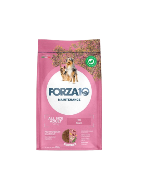 Forza 10 Mantenimento Maiale All Breeds kg 12,5. Cibo Secco Per Cani