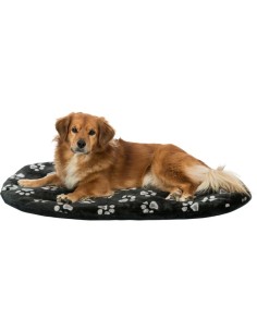 Cuscino Ovale Jimmy 98x62 cm Nero. Cucce e Letti per cani. 2