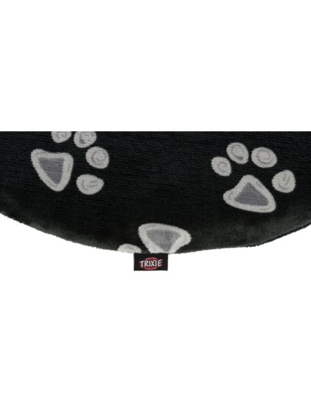 Cuscino Ovale Jimmy 98x62 cm Nero. Cucce e Letti per cani.