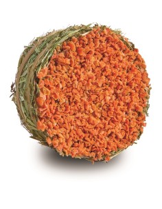Tortino Fieno Con Carota gr 75. Snack Per Roditori