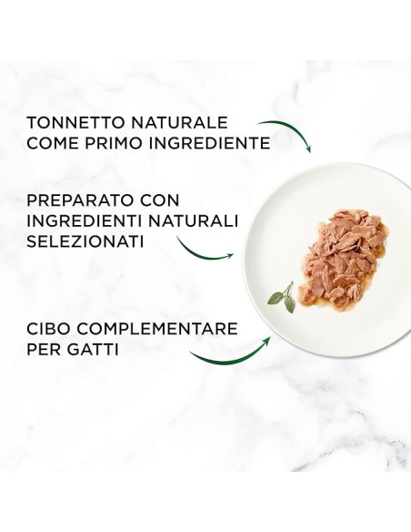 Gourmet Nature's Creations  Trancetti di tonnetto al naturale in salsa gr.70. Cibo Umido Per Gatti