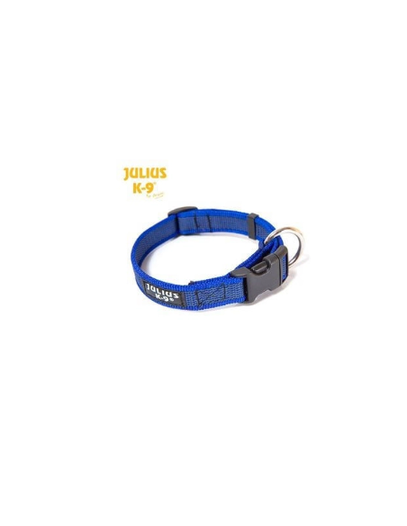 Collare K9 39-65 cm x25 mm . colore blu. Guinzagli e Collari per cani.