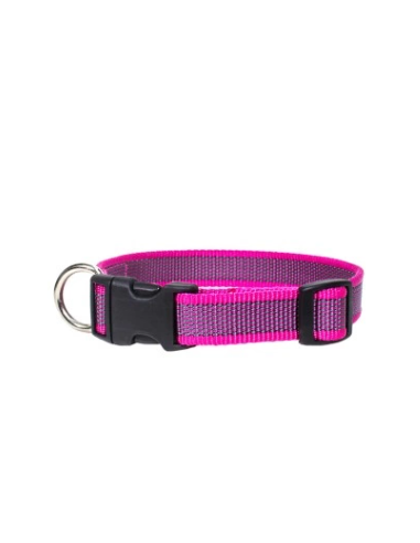 Collare k9 39-65 cm x 25 mm rosa. Guinzagli e Collari per cani.