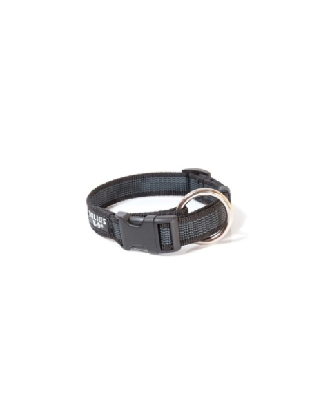 Collare K9 39-65 cm 25 mm. colore nero. Guinzagli e Collari per cani.