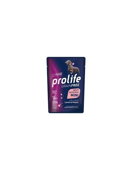 Prolife Grain Free Adult Mini Sensitive Lamb and Potato (Agnello e Patate) Gr.100 cibo Umido per Cani