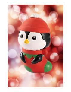 Pinguino in lattice cm 12. Giochi per cani. 2