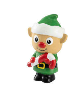 Elfo Di Natale lattice cm 12. Giochi per cani .