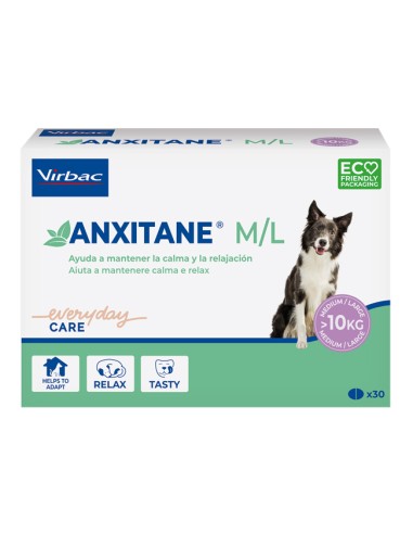 Virbac Anxitane medium Large 30 compresse. Integratori Per Cani