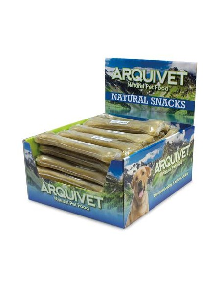Arquivet osso Pelle Bufalo cm 21. 180 GR. Masticazione per cani.
