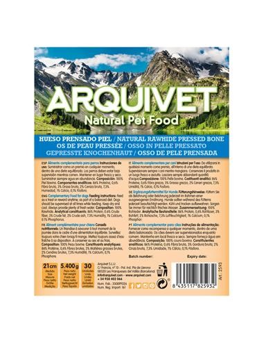 Arquivet osso Pelle Bufalo cm 21. 180 GR. Masticazione per cani.