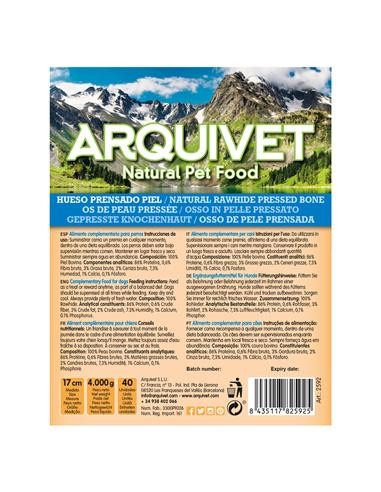 Arquivet Osso Pelle Bufalo 17 cm 170 gr. Snack per cani