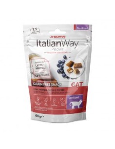 italian way Cat Pillows  Sterilizzato Manzo Latte e Mirtilli gr.60. Snack Per Gatti. 2