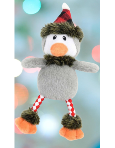 Pinguino In Peluche cm 26. Giochi Per Cani