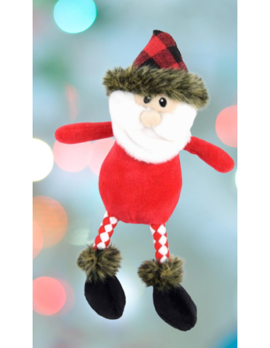 Babbo Natale in Peluche cm 26. Giochi Per Cani