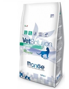 Monge Vet Solution Feline Diabetic kg 1,5. Alimento Dietetico Per Gatti 2