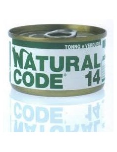 Natural Code 14 Tonno e Verdure Gr.85 Cibo Umido per Gatti Adulti