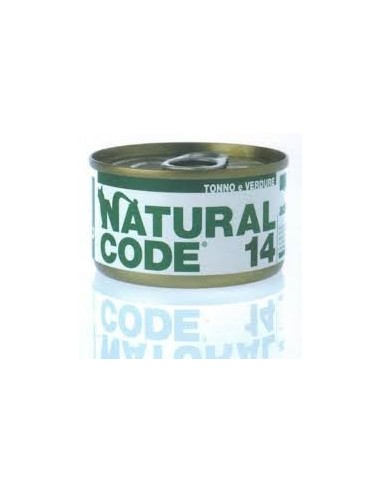 Natural Code 14 Tonno e Verdure Gr.85 Cibo Umido per Gatti Adulti