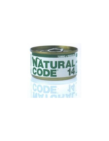 Natural Code 14 Tonno e Verdure Gr.85 Cibo Umido per Gatti Adulti