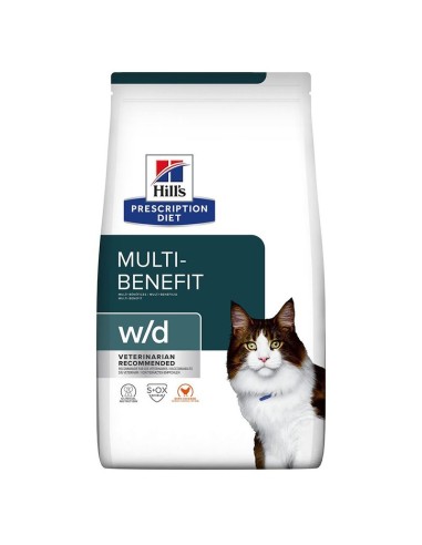 Hill's Feline w/d multi kg 1,5. Diete Cibo Secco Per gatti .