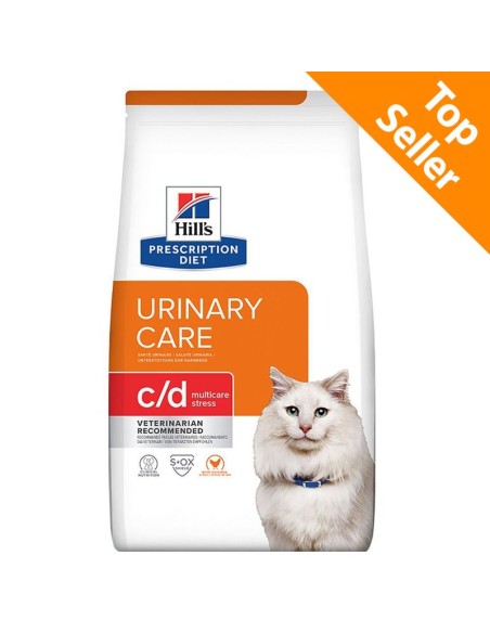 Hill's Feline c/d Urinary Stress  pollo gr 400. Diete Cibo Secco Per Gatti