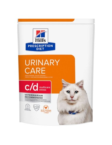 Hill's Feline c/d Urinary Stress  pollo gr 400. Diete Cibo Secco Per Gatti