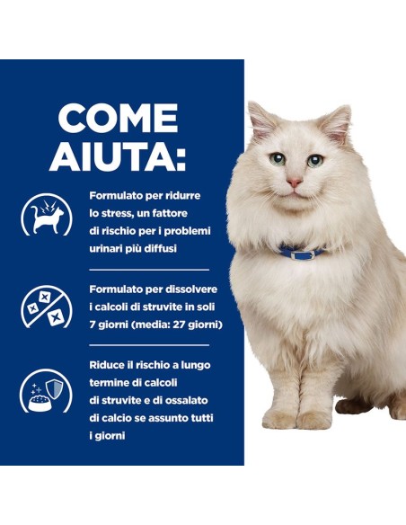Hill's Feline c/d Urinary Stress  pollo gr 400. Diete Cibo Secco Per Gatti