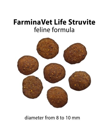 Vet Life Cat Struvite Kg.2 Crocchette per Gatti per riduzione dei calcoli Farmina