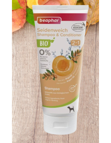 Beaphar Bio Shampoo 2 in 1 ml 200. Igiene per cani