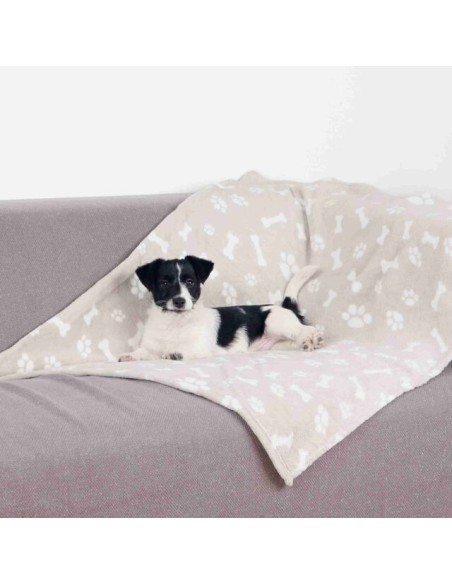 Coperta Kenny 75x50 beige .Cucce per cani .