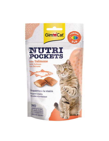 Gimcat Nutri Pocket Manzo gr 60. Snack Per Gatti