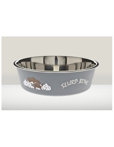 Ciotola Bella Misura small 14 cm 450 ml Grigia. Ciotole per cani