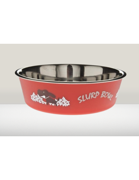 Ciotola Bella misura xsmall 11 cm 240 ml Rossa. Ciotole per cani